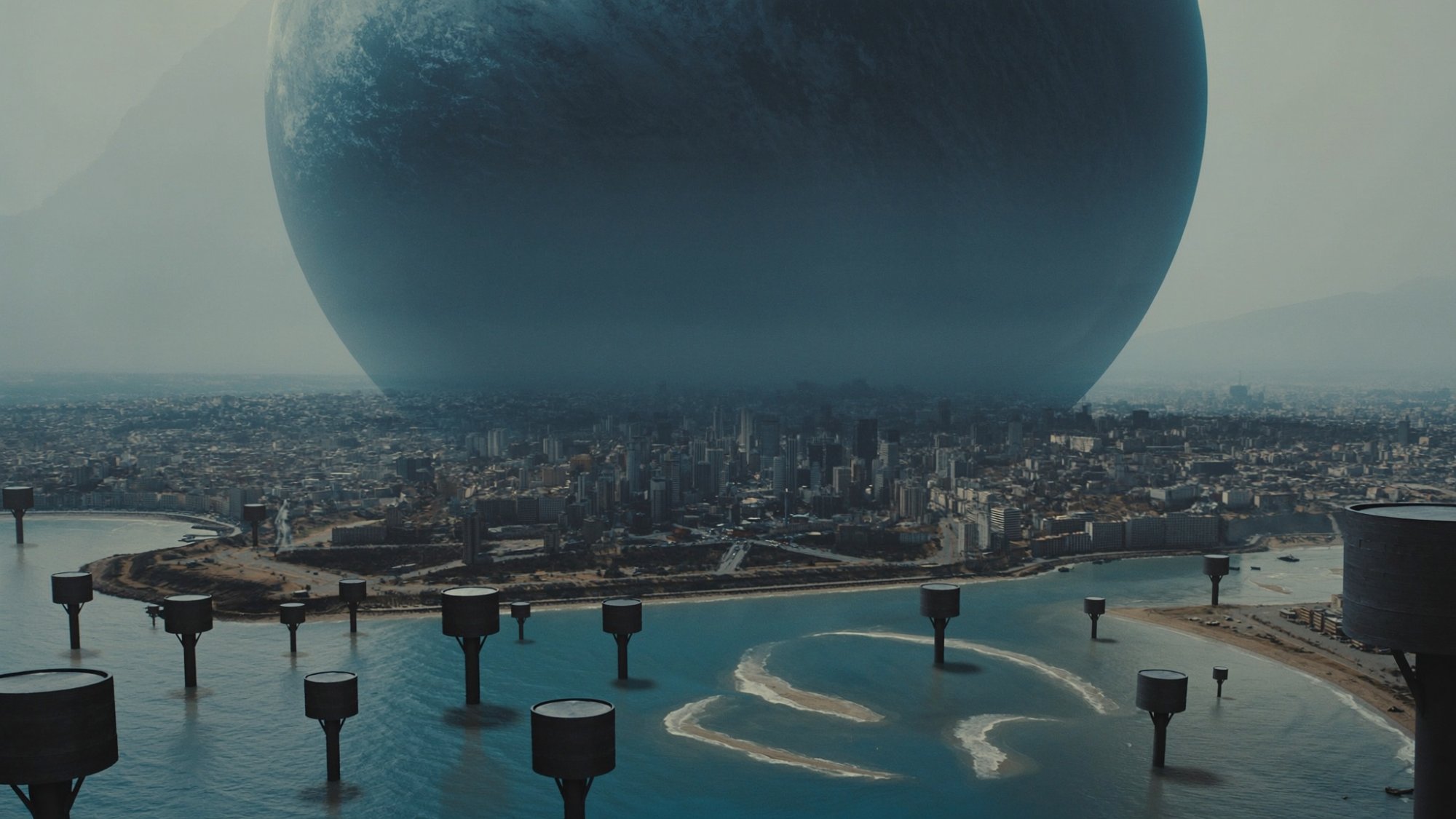 The impossible city — Naples folded into a sphere, gravity suspended