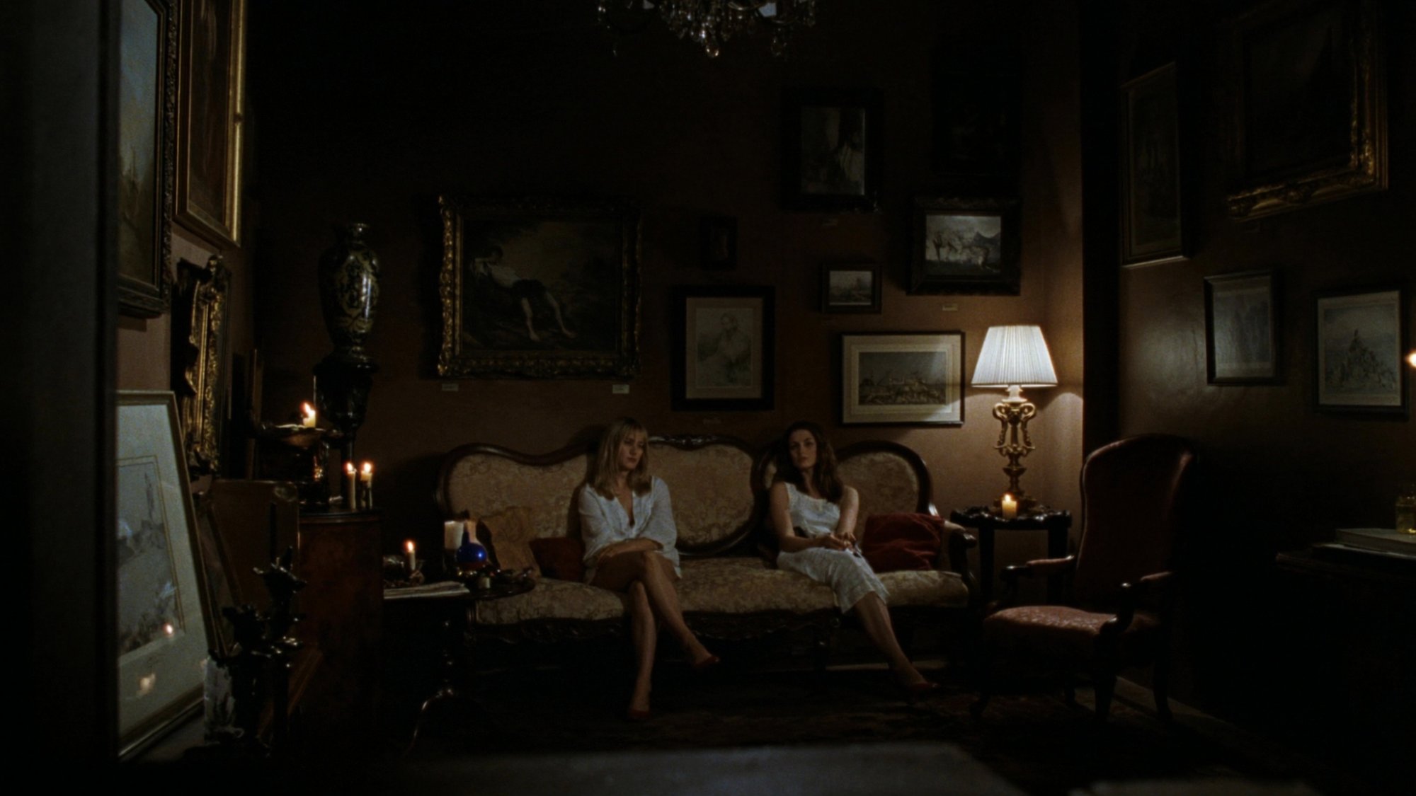 An ornate Neapolitan room — gilded decay, baroque excess turned inward